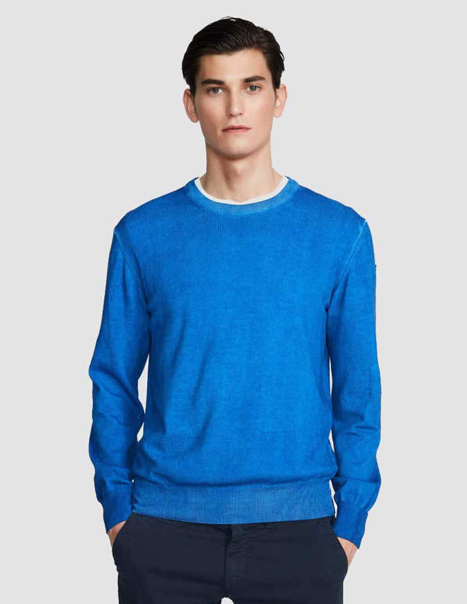 NORTH SAILS sweater Round Neck 12Ggg Ocean Blue - Impact shop action ...