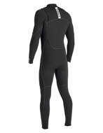 VISSLA 7 Seas Power Seam 4/3 Muta con zip sul petto Nera