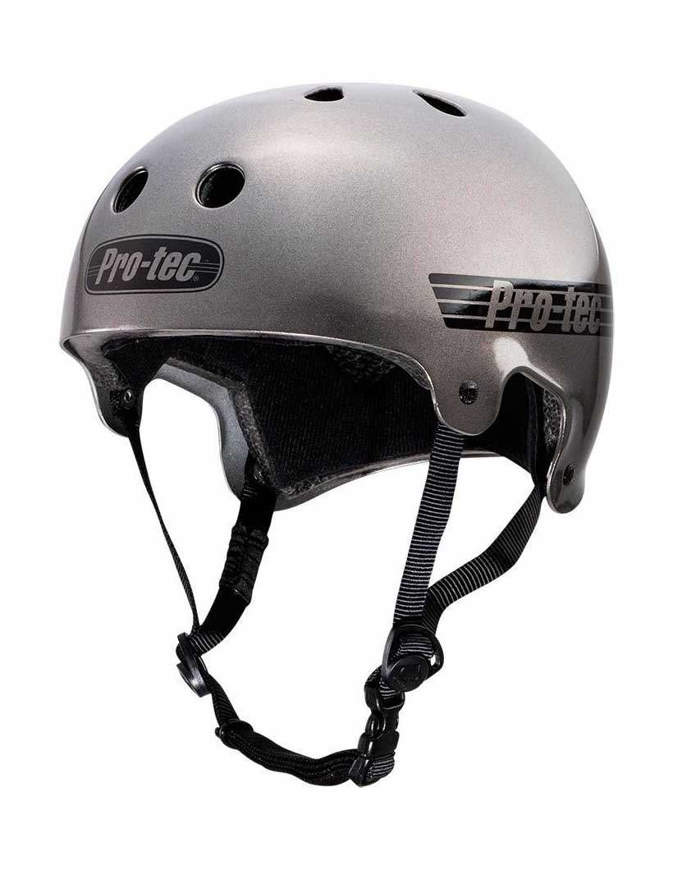 Pro Tech Old School Cert Helmet Skate Gray Impact shop action sport store