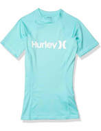 Hurley Maglia Donna One & Only Rashguard S/S Light Aqua