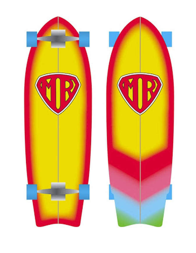 QUIKSILVER Surfskate Mark Richards Super 31" Completo