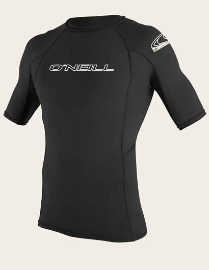 O'Neill Basic Skins S/S Rashguard Black