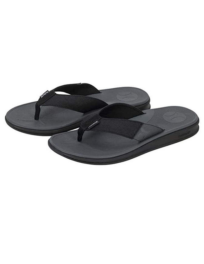 Hurley Flip Flop For Men Icon Black Impact shop action sport store
