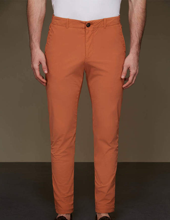 RRD Pantaloni Techno Wash Chino Arancioni