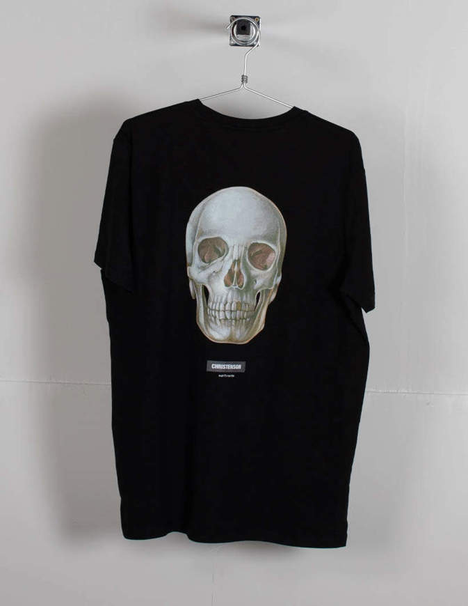 Christenson T-Shirt Round skull Nera