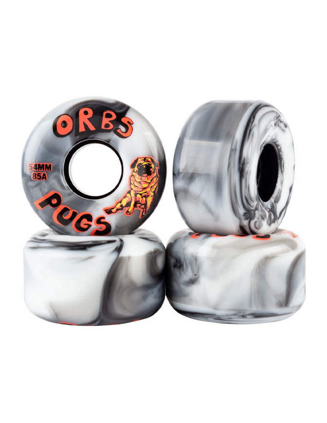 Orbs Pugs Wheels 54mm Black White
