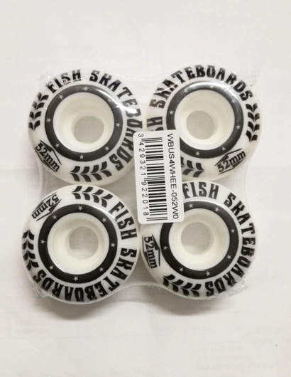 Ruote skateboard Fish 52mm 99a