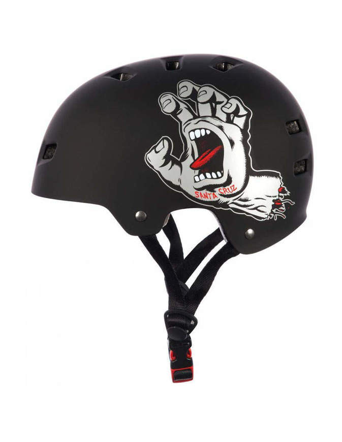 Casco Bullet x Santa Cruz Helmet Screaming Hand Matt Black