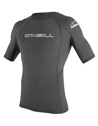 O'Neill Basic Skins S/S Rashguard Graphite