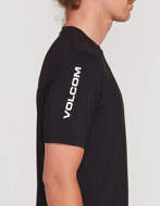 VOLCOM Deadly Stones Short Sleeve UPF 50 Rashguard Black