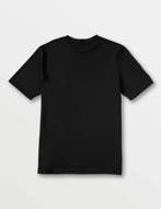 VOLCOM Deadly Stones Short Sleeve UPF 50 Rashguard Black