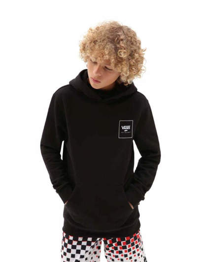 Vans Boy's Classic Pullover Hoodie Print Box Black