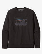 Patagonia Felpa Uomo '73 Skyline Organic Crew Nera