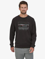 Patagonia Felpa Uomo '73 Skyline Organic Crew Nera