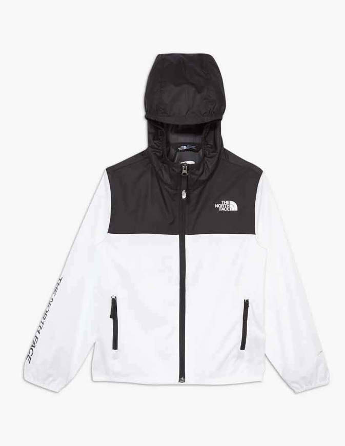 The North Face Youth Reactor Wind Jacket White Impact shop action sport store