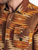 Roark Camicia di Flanella Andes Marrone