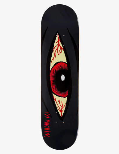 Skateboard Deck Toy Machine Sect Eye Bloodshot 8.125''