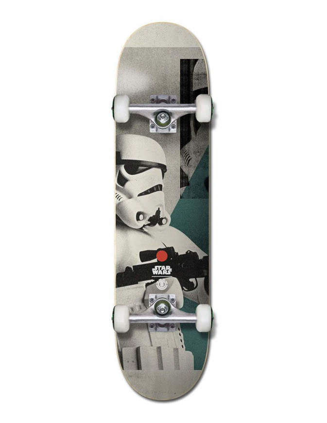 Skateboard ELEMENT Star Wars Storm trooper 8.0 " Completo