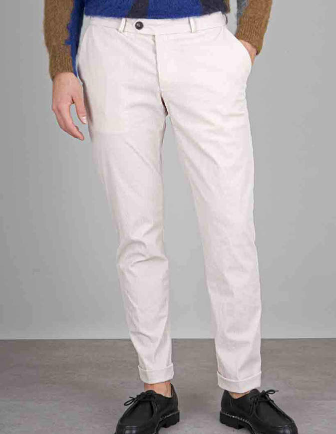 RRD Pantaloni Chino Techno Velvet Bianchi