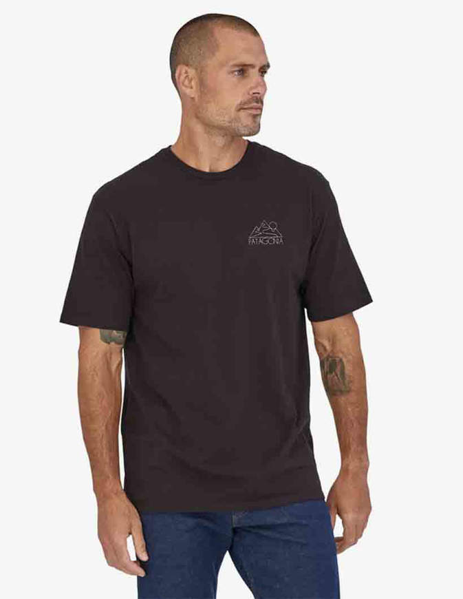 Patagonia T-Shirt Uomo Z’s and S’s Organic Nera