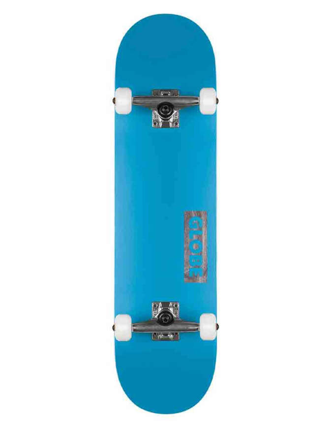 Skateboard Globe Goodstock 8.0" Neon Blue Completo