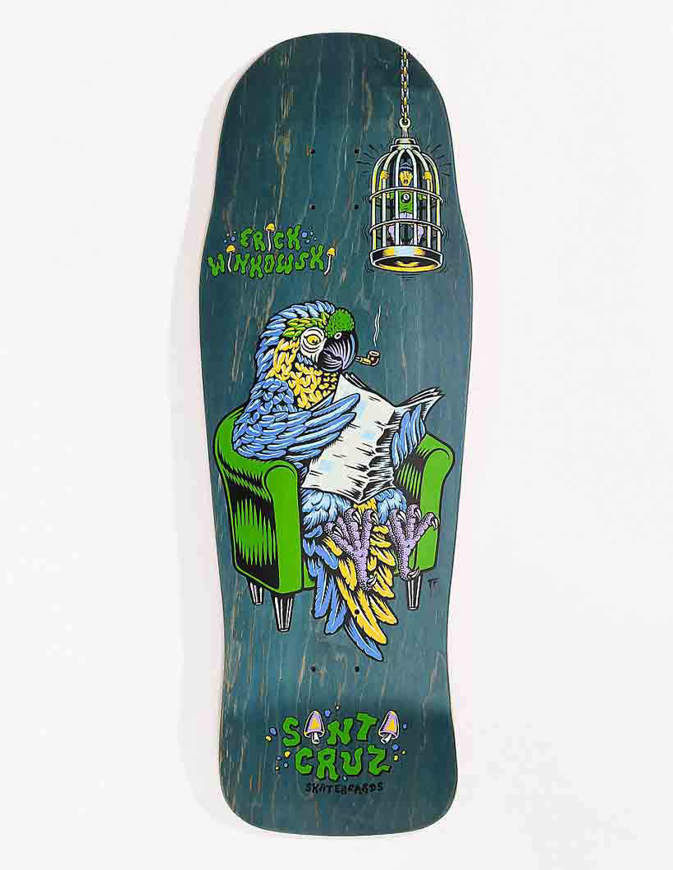 Skateboard Deck Santa Cruz Winkowski Birdcage 10.34"
