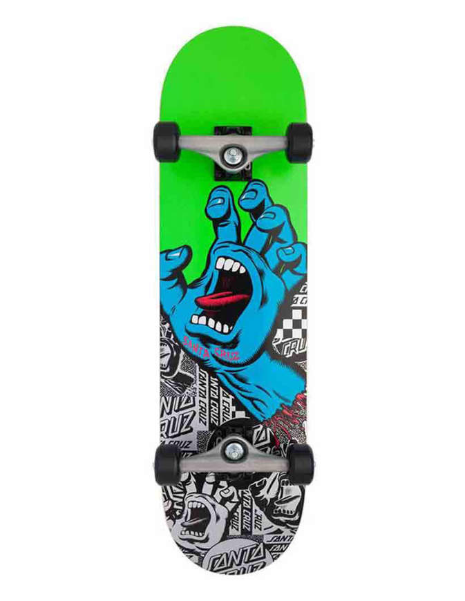 Skateboard Santa Cruz Flier Hand Large 8.25" Completo