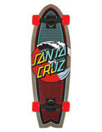 Skateboard Santa Cruz Cruiser Classic Wave Splice Shark 8.8" Completo