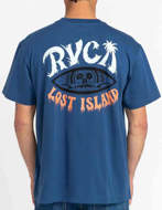 RVCA T-Shirt Lost Island Blue