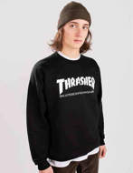 THRASHER Felpa Skate Mag Crewneck Nera Impact shop action sport store