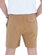 Hurley Pantaloncini Baja Linen 17" Marroni