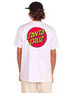 Santa Cruz T-Shirt Classic Dot Chest Bianca