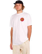 Santa Cruz T-Shirt Classic Dot Chest Bianca