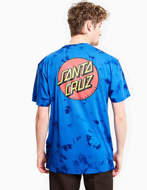 Santa Cruz T-Shirt Classic Dot Chest Blu