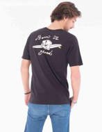 Hurley T-Shirt Uomo Everyday Washed Born to Shred Nera