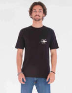 Hurley T-Shirt Uomo Everyday Washed Born to Shred Nera