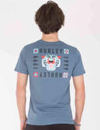 Hurley T-Shirt Uomo Everyday Washed Bengal Blu