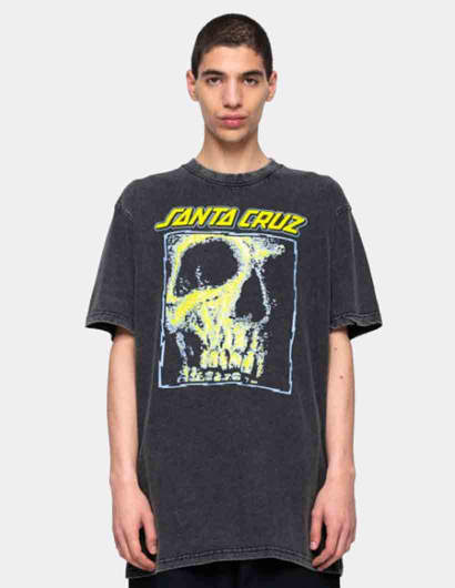 Santa Cruz T-Shirt Street Creep Framed Front Black