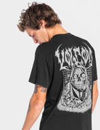 Volcom T-Shirt Skate Vitals Crypt Ripper Nera