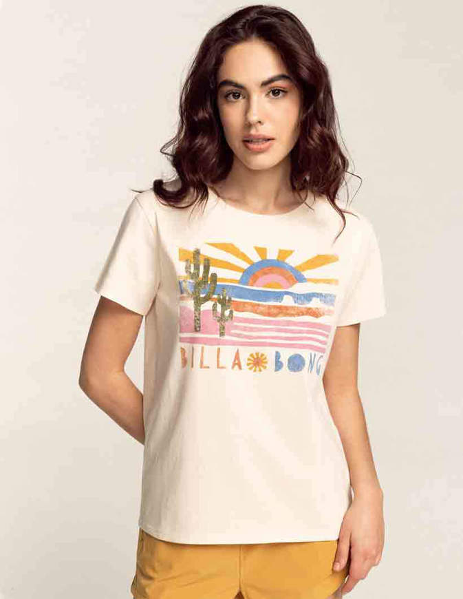 Billabong T Shirt Adiv Antique White Impact shop action sport store