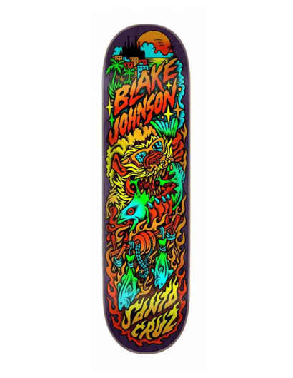 Skateboard Deck Santa Cruz Pro Johnson Beach Wolf Two 8.375"