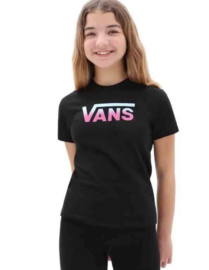 Vans T-Shirt Ragazza Flying V Nera