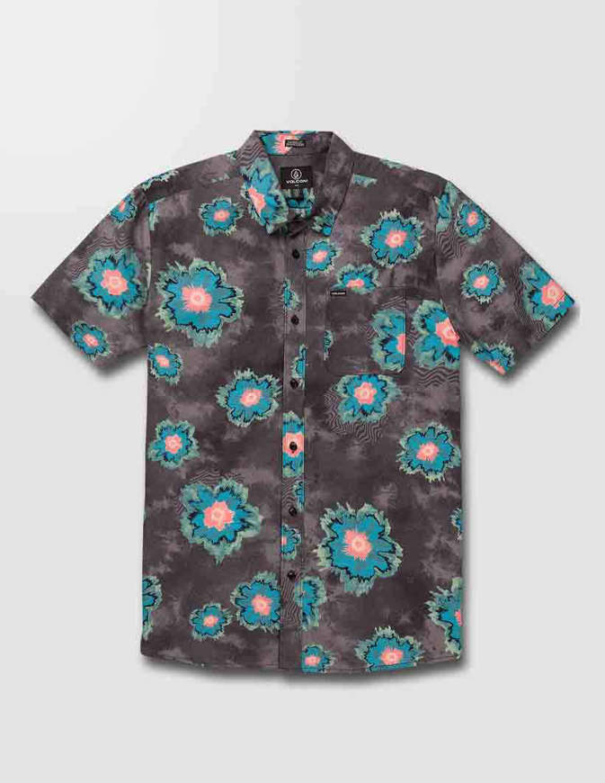 Volcom Camicia Medal Petal Nera