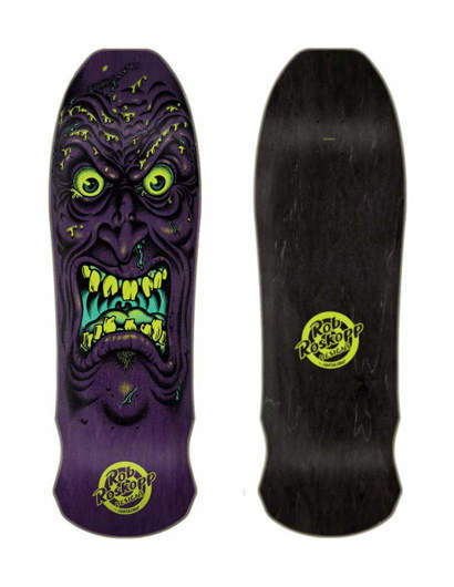 Skateboard Deck Old School Santa Cruz Reissue Rob Roskopp Face 9.5''