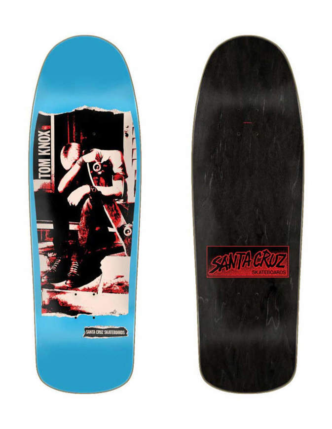Skateboard Deck Old School Reissue Tom Knox Punk 9.89"