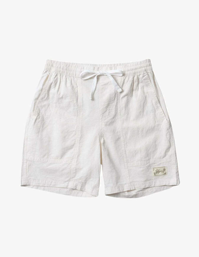 Hurley Pantaloncini Baja Linen Volley 17" Bianchi