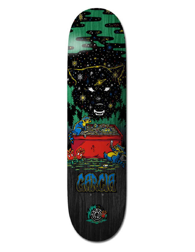 Skateboard Deck Element Shadow Garcia 8.25"