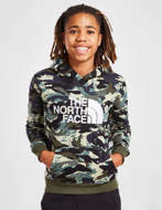 The North Face Felpa con Cappuccio Ragazzi Drew Peak Camo Print