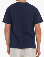 Deus T-Shirt Plain Naval Tee Blu