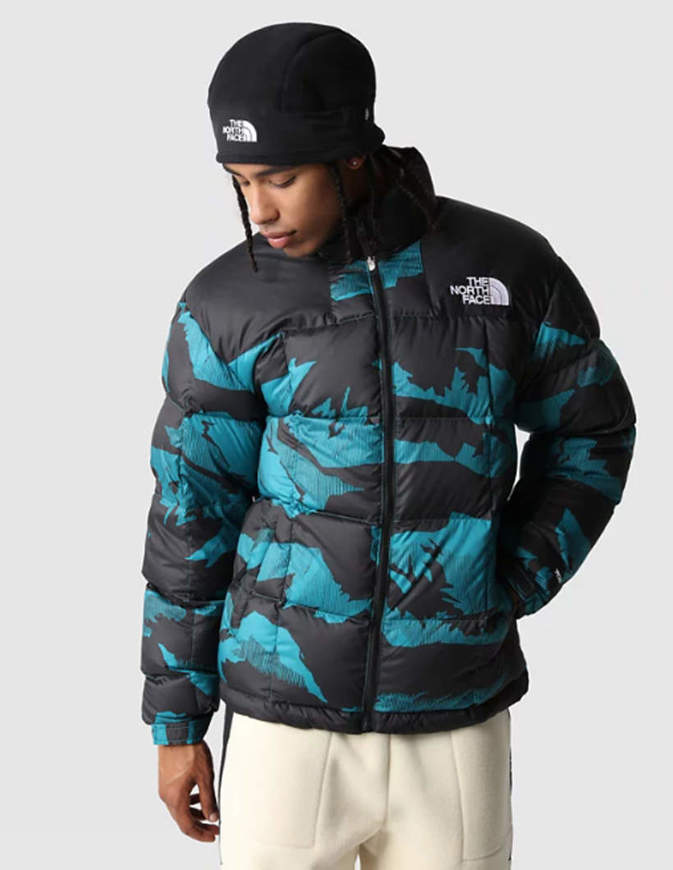 The North Face Men's Lhotse Jacket Blue Mountain Peak Print - Impact ...